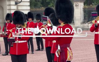 The Band of the Coldstream Guards honour Dolly Parton Download TN (Picture: BFBS)