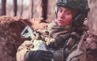 Yaryna Chornohuz on the front line