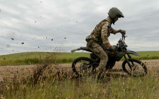 Fast, light and quiet, e-bikes are an excellent tool to help soldiers move into position ahead of the main force (Picture: MOD)