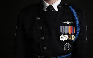 The US Space Force Honour Guard now has its own dedicated uniform rather than the old modified US Air Force example (Picture: US Department of War)