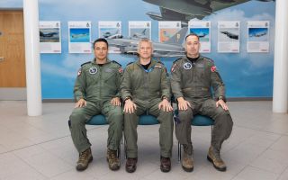 Their conversion training will take up to nine months, with follow-on instructor training a further three months (Picture: RAF)