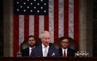 The King stressed the importance of Nato and Aukus alliances in his speech in Washington 