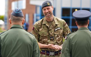 Prince of Wales at RAF Valley