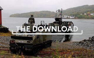 Royal Marines execute key movements from RFA Lyme Bay during Exercise Tarassis Download TN (Picture: MOD)