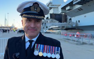 Commodore James Blackmore, Commander UK Carrier Strike Group