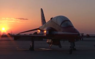 The sun is going down on the Hawk T1 after decades of service (Picture: BFBS)