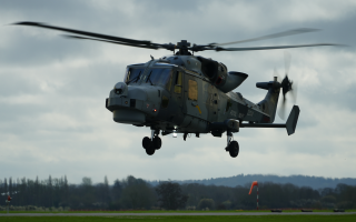 815 Squardon's Wildcats at RNAS Yeovilton 180424 CREDIT BFBS
