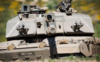Corporals Darren Neilson and Matthew Hatfield had been operating a Challenger 2 main battle tank similar to this when hot gases vented back inside the turret, setting off bagged propellant (Picture: MOD)