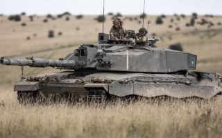 The multiple tank variants of the Second World War have now given way to the main battle tank, exemplified by the Challenger 2 (Picture: MOD)