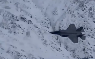 Aircraft training over Lake District CREDIT Gareth Jones