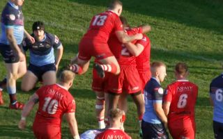 Army men beta RAF at Inter Services rugby league CREDIT BFBS DATE 28092025.jpg