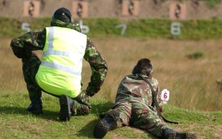 Army cadets during a camp