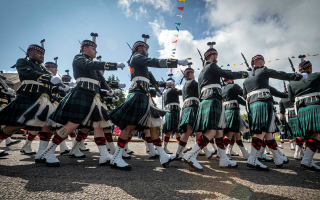 Balaklava Company 5 SCOTS, The Royal Regiment of Scotland on the Riding of the Marches in Linlithgow