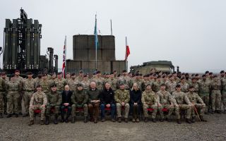 British troops thanked for defending Polish airspace as successful air defence deployment concludes Op STIFFTAIL 121224 CREDIT MOD