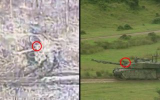 Challenger 2 that was reportedly destroyed in Russia during Ukraine's coutner offensive in Kursk 060124 CREDIT rustroyka1945 Telegram