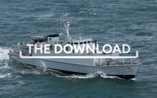Ukrainian minehunter