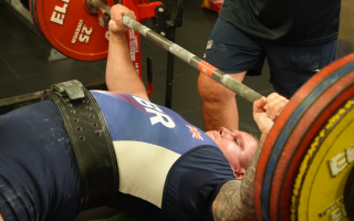 Powerlifter Petty Officer Wesley McGuinness