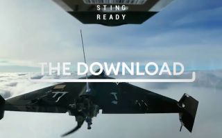 Download graphic of a UAV in the sky