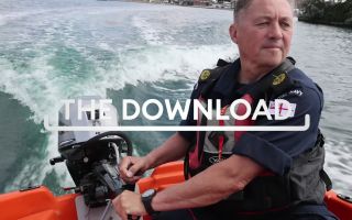 Royal Navy personnel have been training youngsters how to handle watercraft on waves