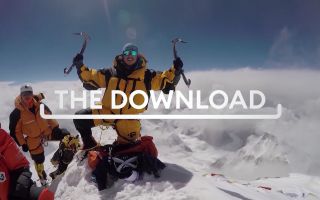 Nims Purja on snowy mountain 