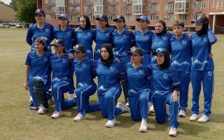Afghan Refugee Women's Cricket Team played UK Armed Forces in Cambridge