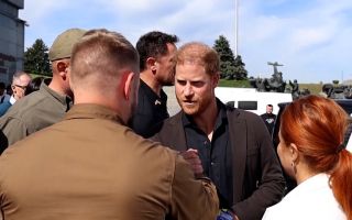 Prince Harry visited injured veterans of the Ukraine war during his visit to the war-torn country