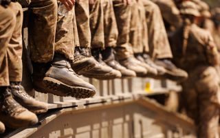 The survey identified 19 sexualised behaviours, divided into four categories: verbal, non-verbal, physical and cyber (Picture: MOD)