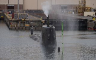 HMS Agamemnon completes first trial dive 