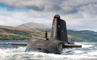 HMS Astute 171224 CREDIT Troy GB Images Alamy Stock photo edit .