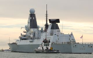 HMS Diamond is one of the Daring-class Type 45 air defence destroyers (Picture: MOD)