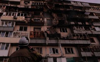 Search and rescue operations continue in the Desnyansky district at the site of the strike by a Russian UAV on a 9-story building