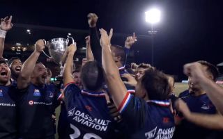 A spirited RAF fightback threatened France’s unbeaten run, but two late tries kept Les Bleus on top in Le Crunch (Picture: BFBS)