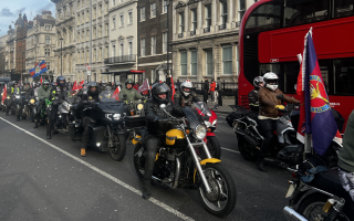Legacy bikers protest outside HM revenue and customs