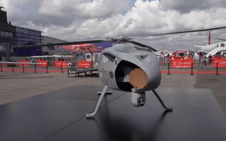 Leonardo's AWHero maritime surveillance drone 100824 CREDIT BFBS