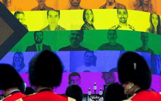 Members of military marched through London Pride celebrations 02072022 CREDIT MOD