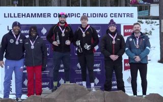 Men's two-man bobsleigh podium Ice sports Lillehammer CREDIT BFBS DATE 06032026.jpg 