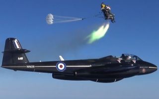 Pilot ejecting from aircraft 021025 Credit Martin Baker Facebook
