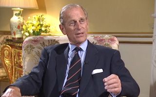 Prince Philip recalling being in Japan on VJ Day during an interview in 1995 120820 CREDIT BFBS