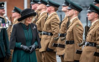 Camilla, who is Colonel-in-Chief of The Rifles, paid tribute to the precursors of The Rifle