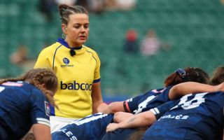 Rebecca Piddlesden as main referee for Army v Navy 2024 at Twickenham Credit Alligin Photography.jpg