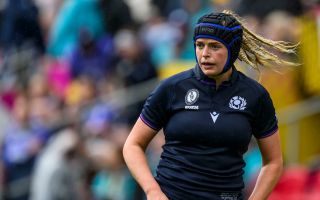 Sarah Bonar plays against England in Women's Rugby World Cup CREDIT Craig Watson Alligin Photogtaphy DATE 14092025.jpg