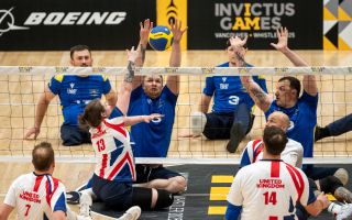 Team UK take on Team Ukraine at the Invictus Games in Vancouver last year (Picture: Invictus Games)
