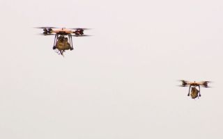 The current guidance for personnel is that unknown drones must have their GPS signal disrupted (Picture: MOD)