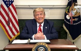 Mr Trump will be in the UK for three days for his second state visit (Picture: US Department of War)
