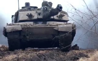 The British-supplied Challenger 2 main battle tanks are in use with the 82nd Air Assault Brigade