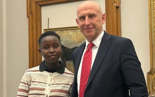 15102025 Niece of Agnes Wanjiru meets with John Healey 