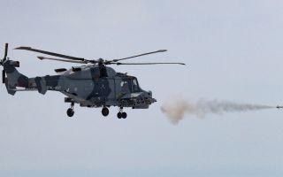 The Wildcat operated with a French strike group including two destroyers, helicopters and Rafale jets