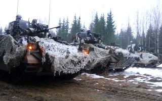 The British Army's Royal Dragoon Guards and Queens Dragoon Guards have deployed alongside Nato allies in Estonia