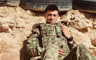 Former army officer Harry Mackarness pictured while serving with the Light Dragoons CREDIT Harry Mackarness