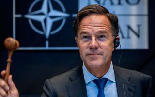 Mr Rutte insisted there was no threat to Nato territory, and the alliance is ready for Russian aggression (Picture: Mark Rutte on X)